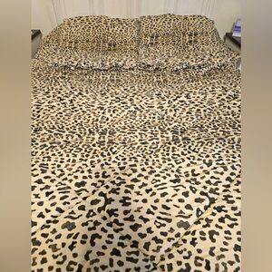 Leopard Print Comforter Set pottery barn